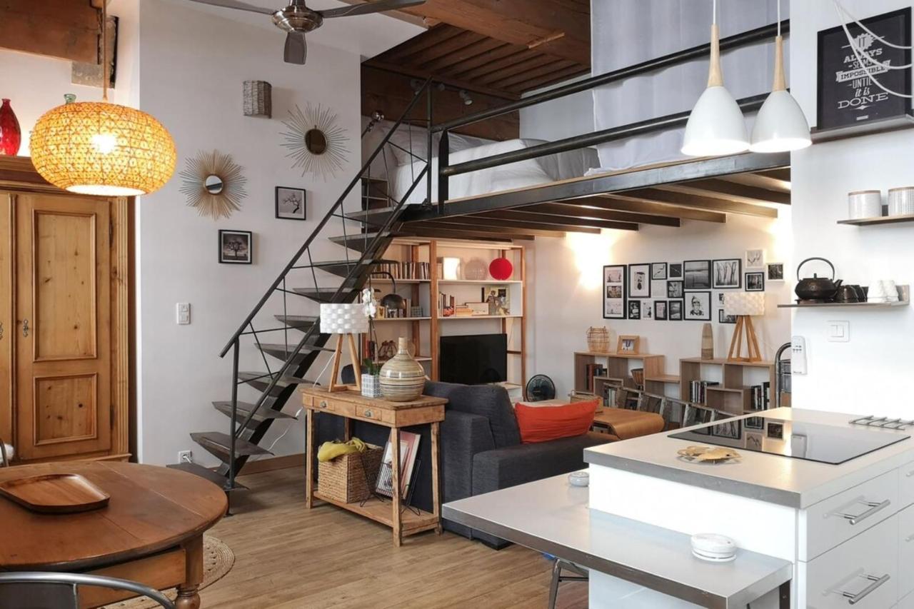 Authentic Loft With Mezzanine & Exposed Stones Heart Of Lyon Appartement Buitenkant foto