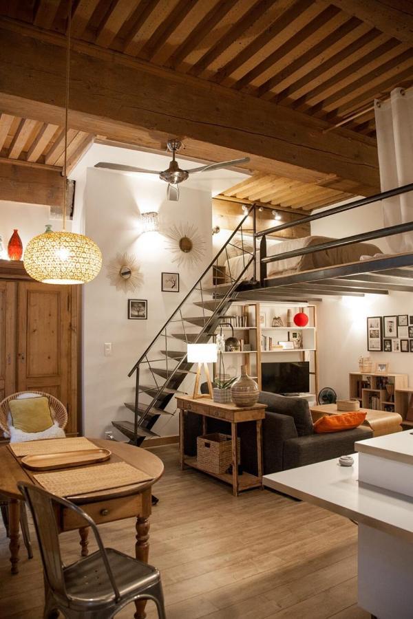 Authentic Loft With Mezzanine & Exposed Stones Heart Of Lyon Appartement Buitenkant foto