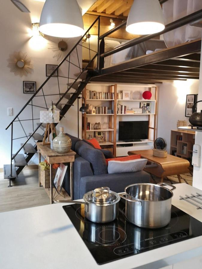 Authentic Loft With Mezzanine & Exposed Stones Heart Of Lyon Appartement Buitenkant foto